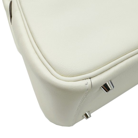 Hermes Lindy Verso Swift Nata Sesame B Stamp 2way Ivory MINI Handbag Shoulder... - Picture 8 of 16